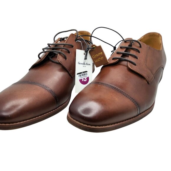 New Mens Goodfellows Extremely Nice Oxford Leather Dress Shoes - Picture 3 of 9